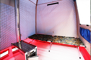 Чем зимняя палатка отличается от мобильной бани?