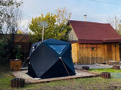Мини баня МОРЖ для дачи и сада