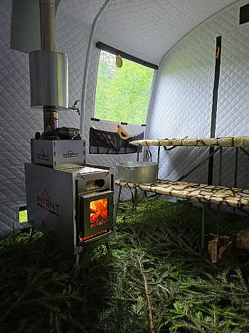 Мини баня МОРЖ для дачи и сада