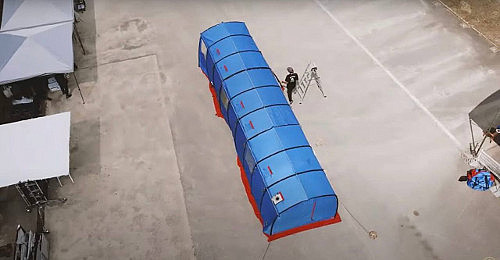 Бани палатки MORZH и TOYOTA: безумный эксперимент