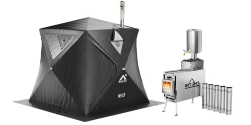 Готовая баня MORZH КУБ XL NEO ПРЕМИУМ комплект