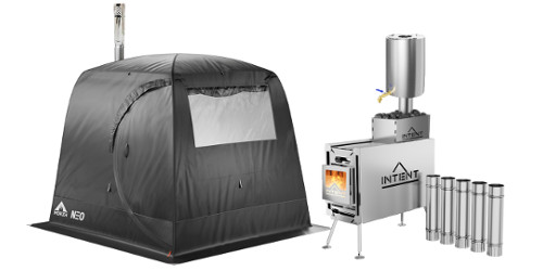 Готовая баня MORZH LUX XL NEO ПРЕМИУМ комплект