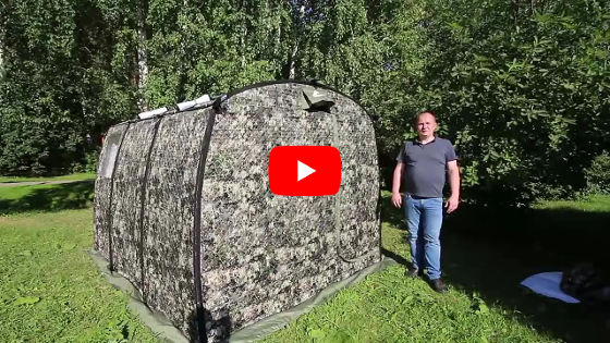 Смотреть видео обзор: Походная баня и зимняя палатка МОРЖ MAX