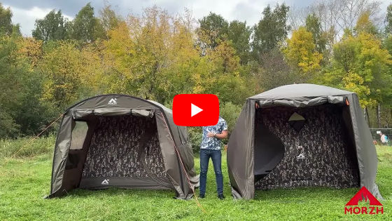 Смотреть видео: Тамбуры на палатки Морж XL