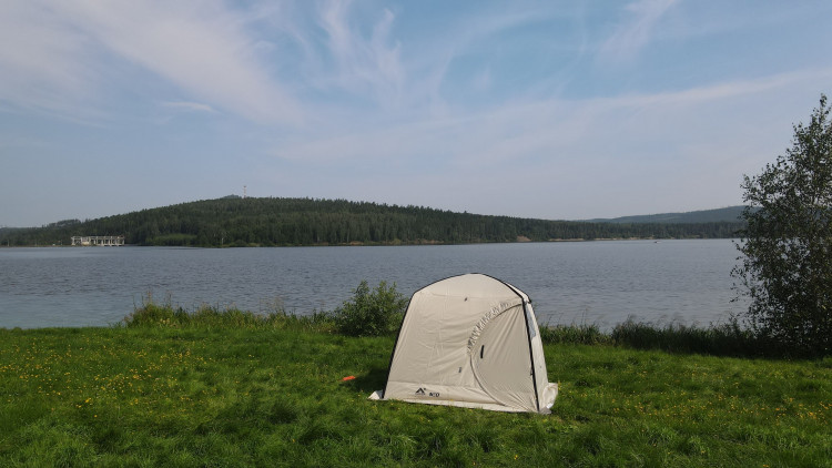 Баня палатка MORZH LUX XL NEO