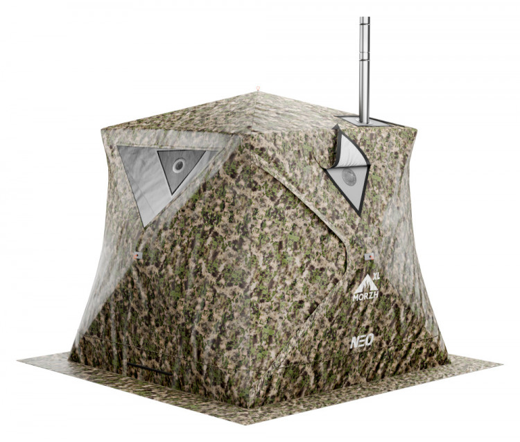 Баня палатка МОРЖ КУБ XL NEO