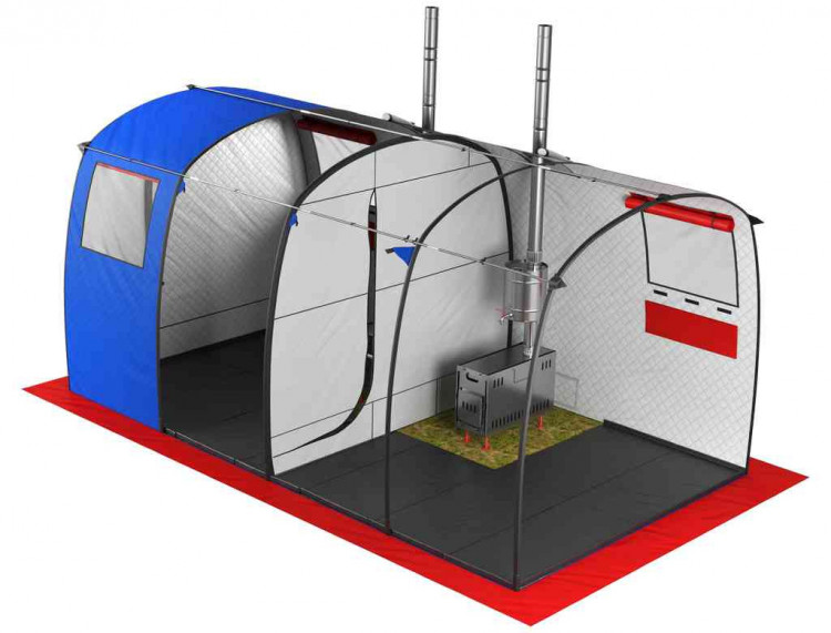 Утепленный пол для палатки МОРЖ МАХ XL