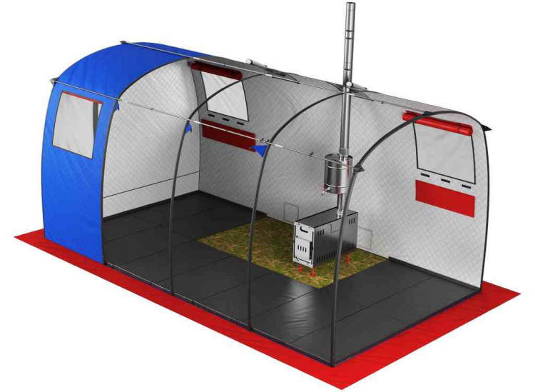 Утепленный пол для палатки МОРЖ МАХ XL