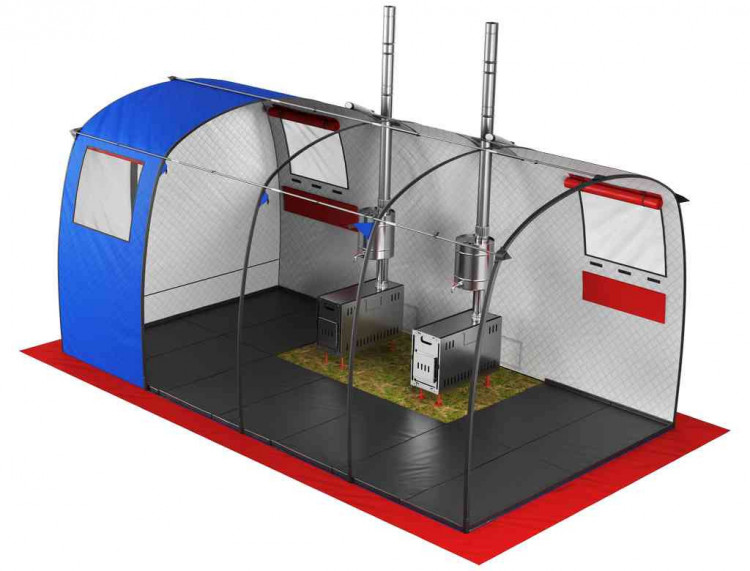 Утепленный пол для палатки МОРЖ МАХ XL