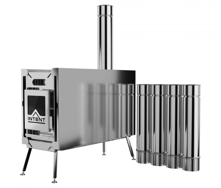 Стеклянная дверца для печи Intent 2.0