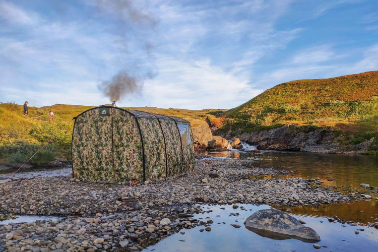 Баня палатка МОРЖ MAX