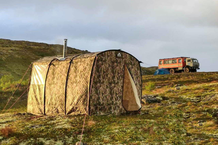 Баня палатка МОРЖ MAX