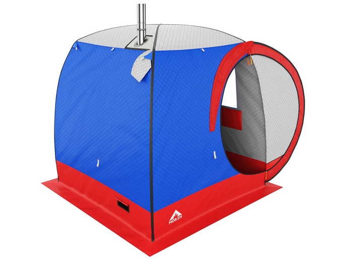 Баня палатка МОРЖ  LUX 2 ОКНА