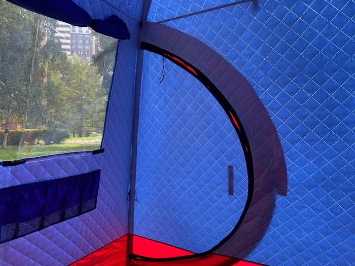 Баня палатка МОРЖ  LUX 2 ОКНА