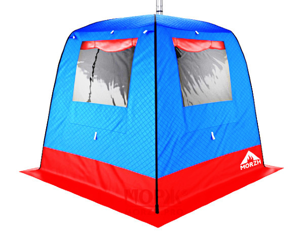 Баня палатка МОРЖ  LUX 2 ОКНА