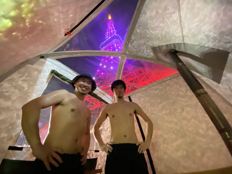 Баня палатка МОРЖ SKY