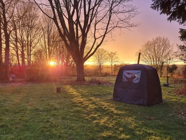 Баня палатка МОРЖ 2 ОКНА