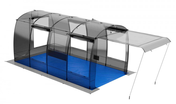 Шатер - Мобильная палатка-баня Морж Shelter XL