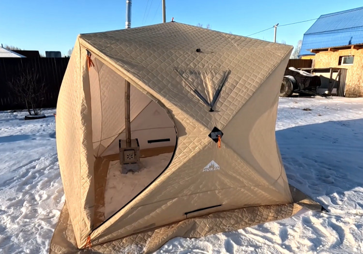 Баня палатка МОРЖ КУБ XL