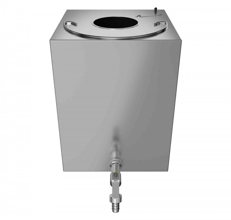 Бак для воды INTENT 10 литров Ø 80 мм квадратный