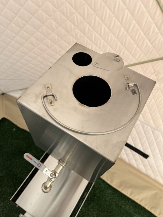 Бак для воды INTENT 10 литров Ø 80 мм квадратный