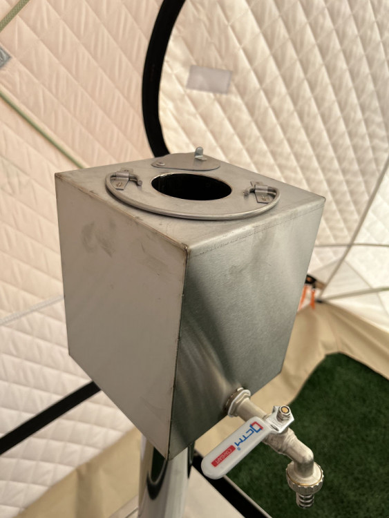 Бак для воды INTENT 10 литров Ø 80 мм квадратный