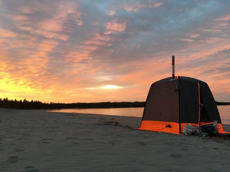 Баня палатка МОРЖ LIGHT