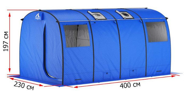 Баня палатка МОРЖ MAX XL