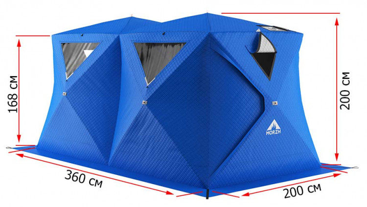 Баня палатка МОРЖ КУБ Дубль